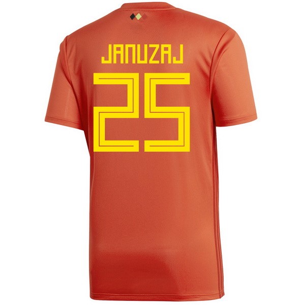 Camiseta Bélgica 1ª Januzaj 2018 Rojo